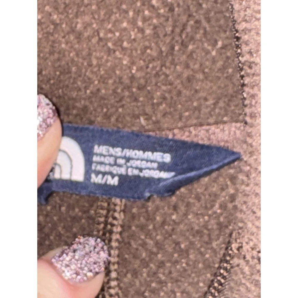 THE NORTH FACE TECH GLACIER 1/4-ZIP FLEECE MEN'S Sz M Coffee Bean Brown​​​​ - Picture 7 of 8